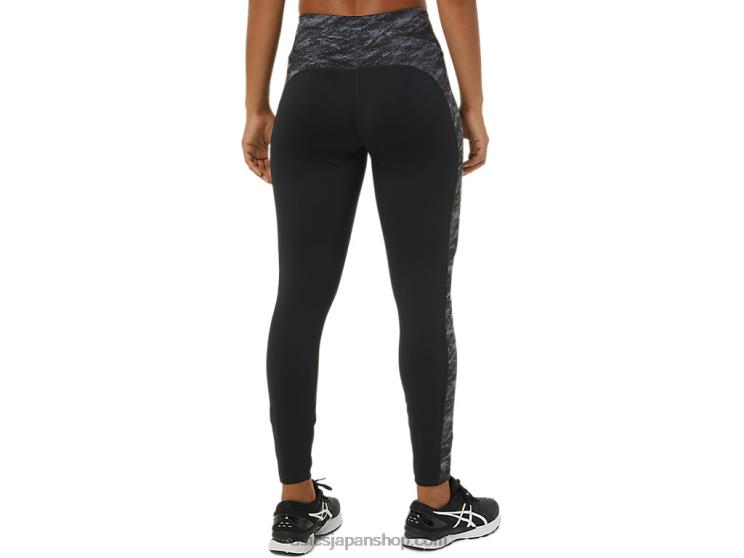 女性用 7/8 パフォーマンスタイト L20V3747Asics パフォーマンスブラック/グレーマルチ