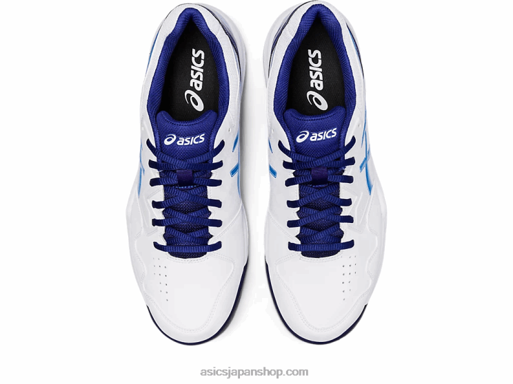 ジェルディディケート 7 クレイ L20V1147Asics ホワイト/エレクトリックブルー