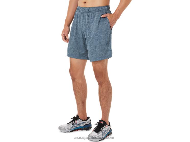 メンズ 7インチ ショートパンツ L20V1439Asics シートロックヘザー