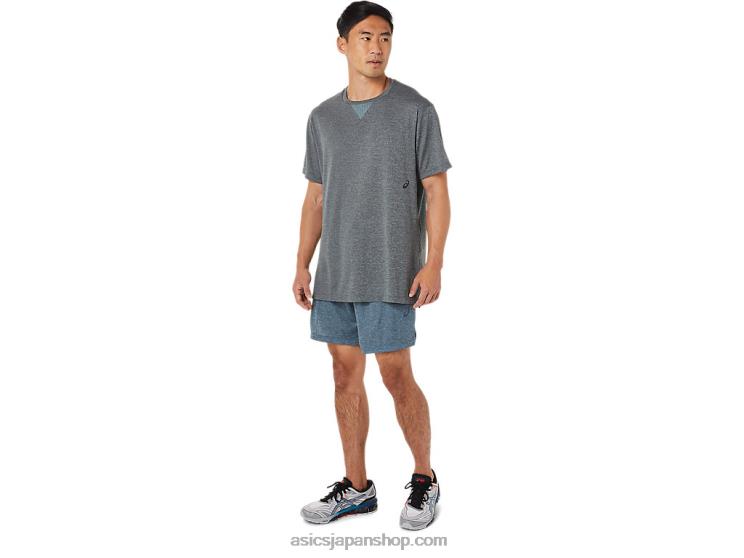 メンズ 7インチ ショートパンツ L20V1439Asics シートロックヘザー