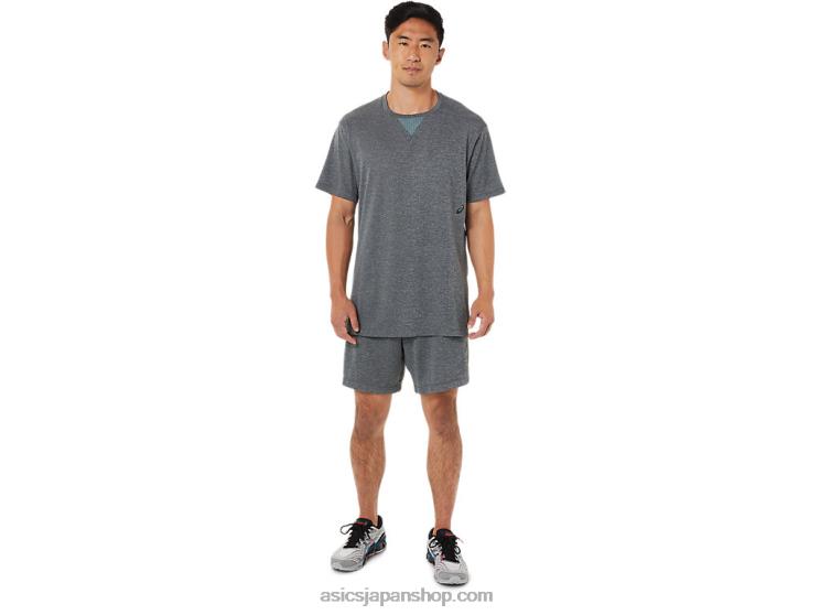 メンズ 7インチ ショートパンツ L20V1440Asics キャリアグレーヘザー