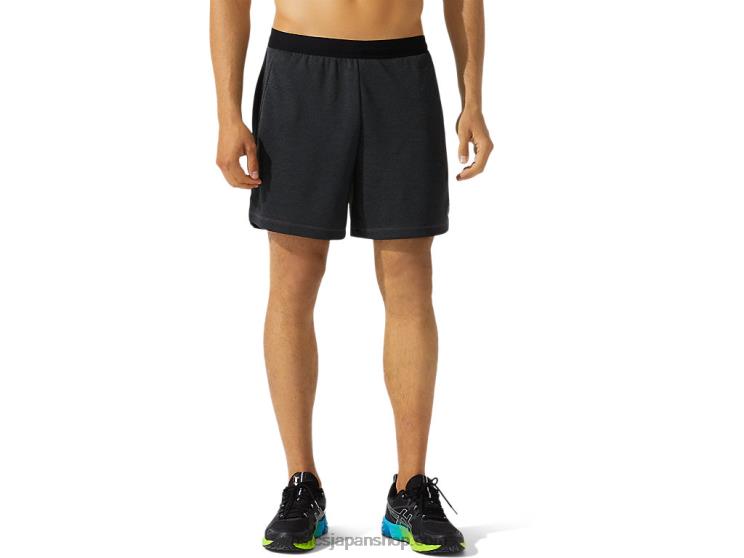 メンズ 7 インチ ニット トレーニング ショートパンツ L20V1767Asics ダークグレーヘザー