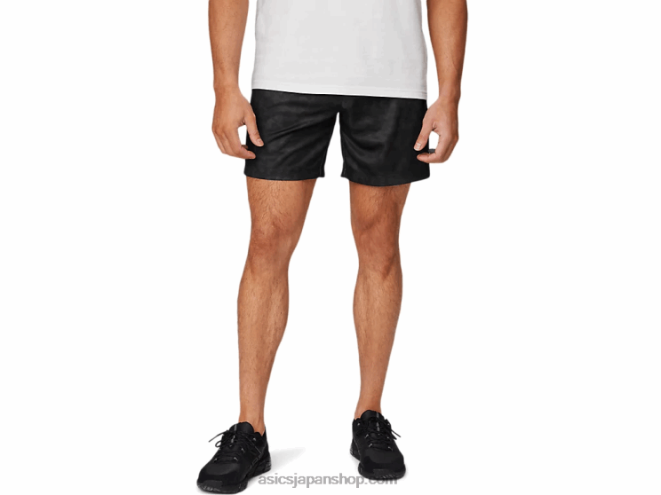 メンズ 7 インチ ニット トレーニング ショートパンツ L20V1779Asics パフォーマンスブラック