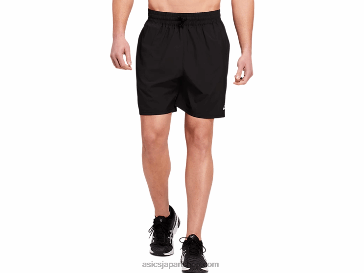 メンズ 7インチ ウーブン トレイン ショートパンツ L20V1802Asics パフォーマンスブラック