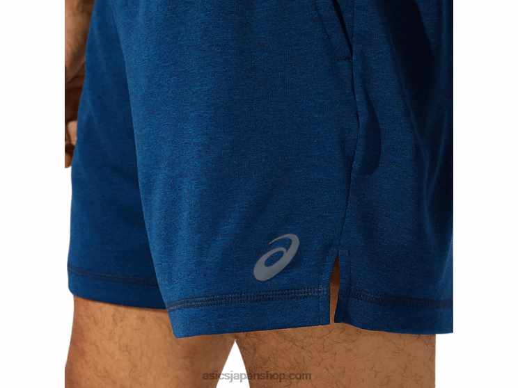 メンズ 7 インチ ニット トレーニング ショートパンツ L20V1891Asics フレンチブルーヘザー