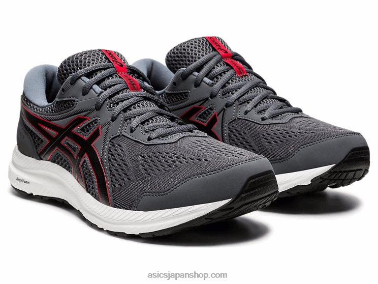 ジェルコンテント7 L20V1947Asics キャリアグレー/クラシックレッド