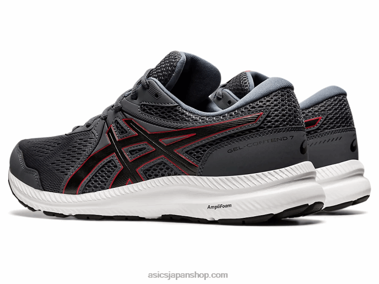 ジェルコンテント7 L20V1947Asics キャリアグレー/クラシックレッド