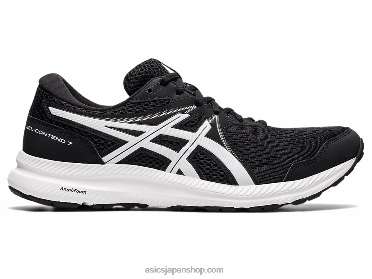 ジェルコンテント7 L20V1950Asics 黒、白