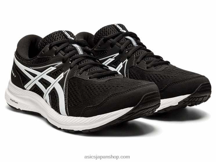 ジェルコンテント7 L20V1950Asics 黒、白