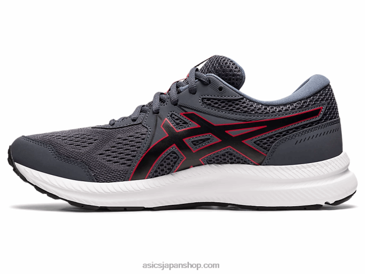 ジェルコンテント 7 エクストラワイド L20V1953Asics キャリアグレー/クラシックレッド