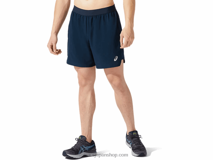 メンズロード7インチショート L20V1956Asics フレンチブルー