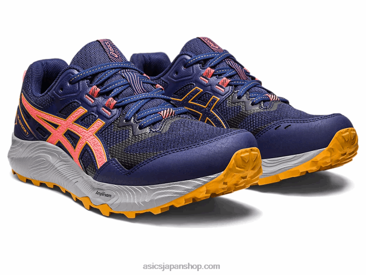 ゲルソノマ 7 L20V2215Asics インディゴブルー/パパイヤ