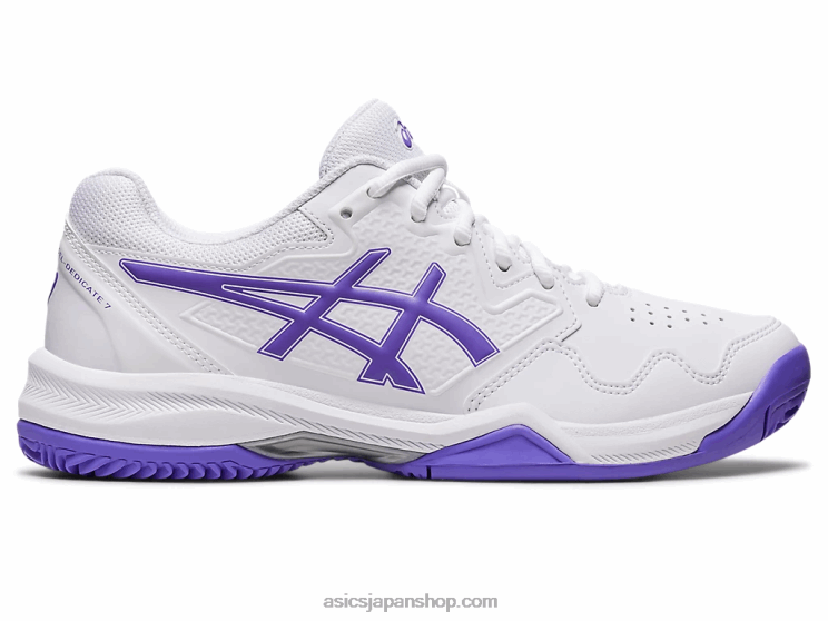 ジェルディディケート 7 クレイ L20V2541Asics ホワイト/アメジスト