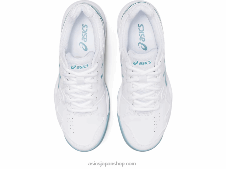 ジェルディディケート 7 クレイ L20V3184Asics ホワイト/スモークブルー