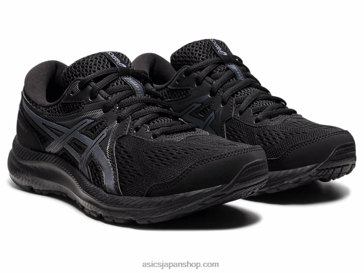 ジェルコンテント 7 ワイド L20V4013Asics ブラック/キャリアグレー