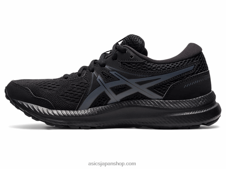 ジェルコンテント 7 ワイド L20V4013Asics ブラック/キャリアグレー