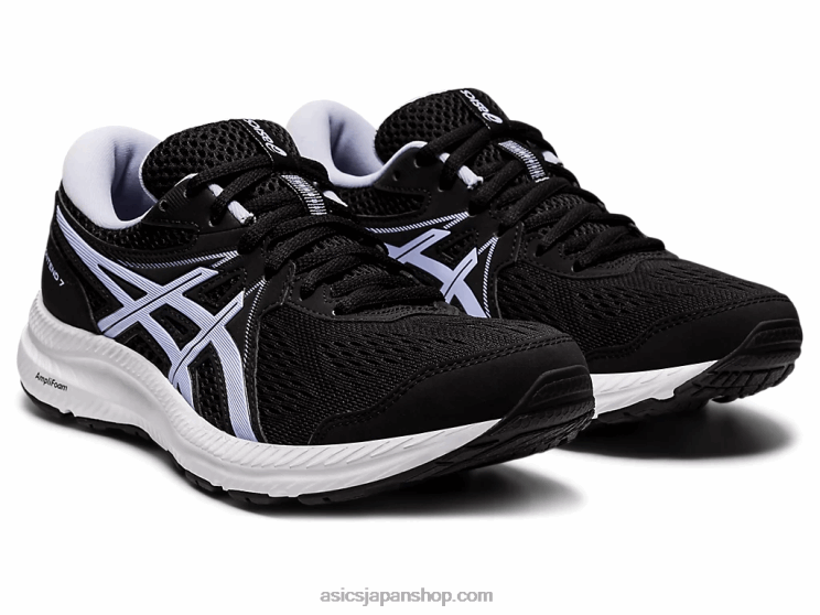 ジェルコンテント7 L20V4015Asics ブラック/ライラックオパール