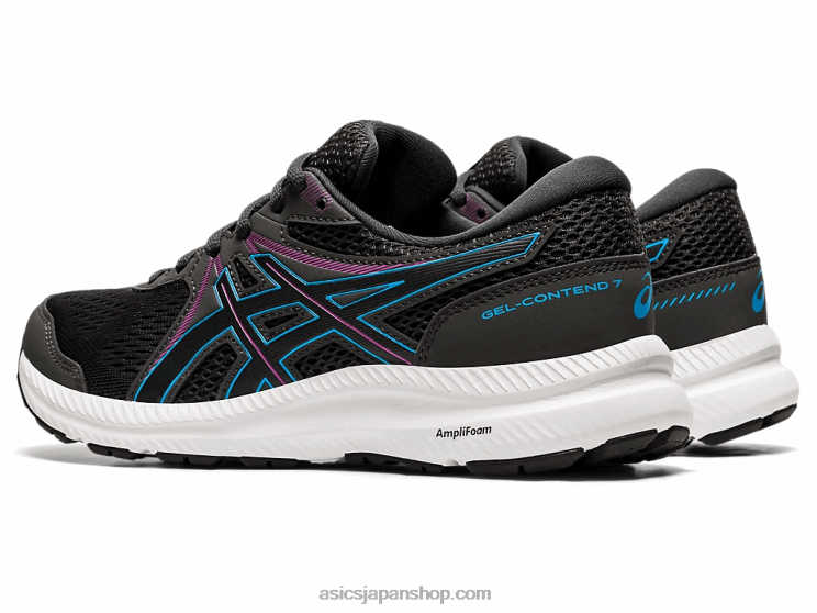 ジェルコンテント7 L20V4024Asics グラファイトグレー/デジタルアクア