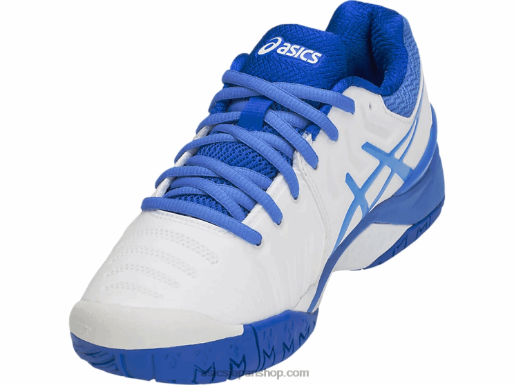 ゲル解像度 7 L20V4214Asics ホワイト/ブルーコースト