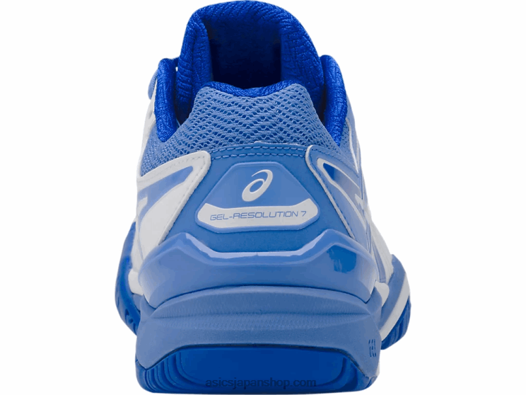 ゲル解像度 7 L20V4214Asics ホワイト/ブルーコースト