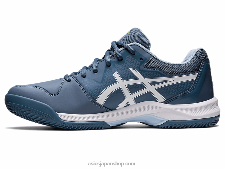 ジェルディディケート 7 クレイ L20V483Asics スチールブルー/ホワイト