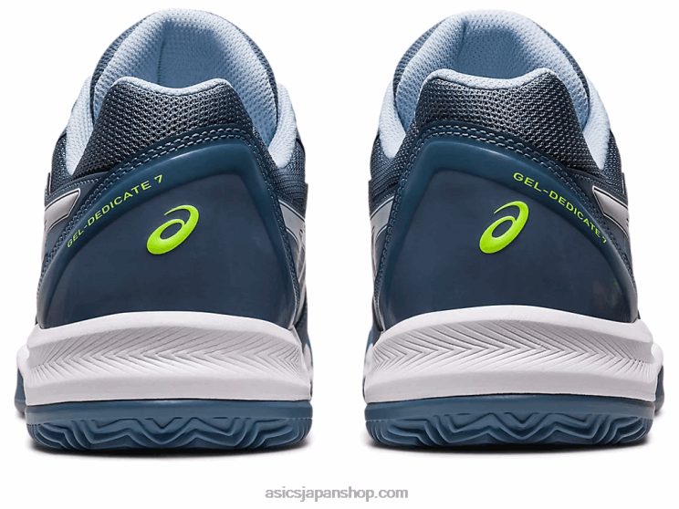 ジェルディディケート 7 クレイ L20V483Asics スチールブルー/ホワイト