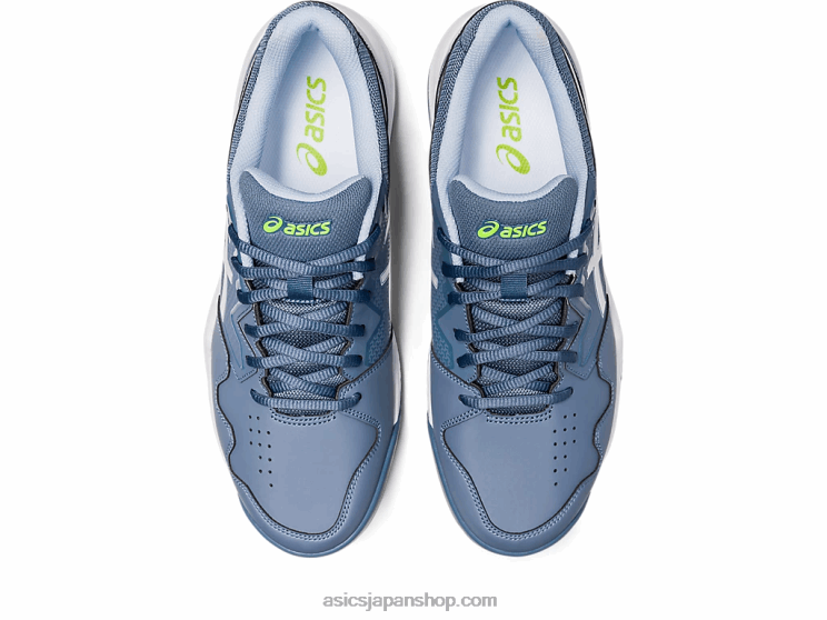 ジェルディディケート 7 クレイ L20V483Asics スチールブルー/ホワイト