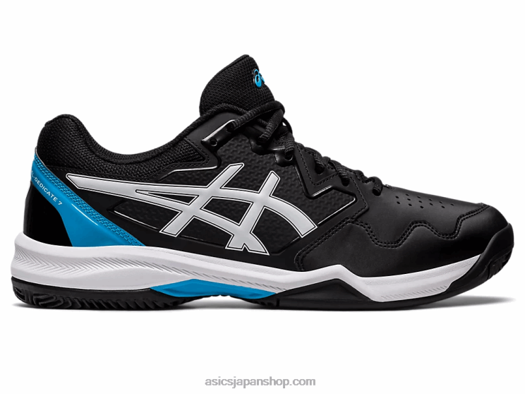 ジェルディディケート 7 クレイ L20V494Asics ブラック/アイランドブルー