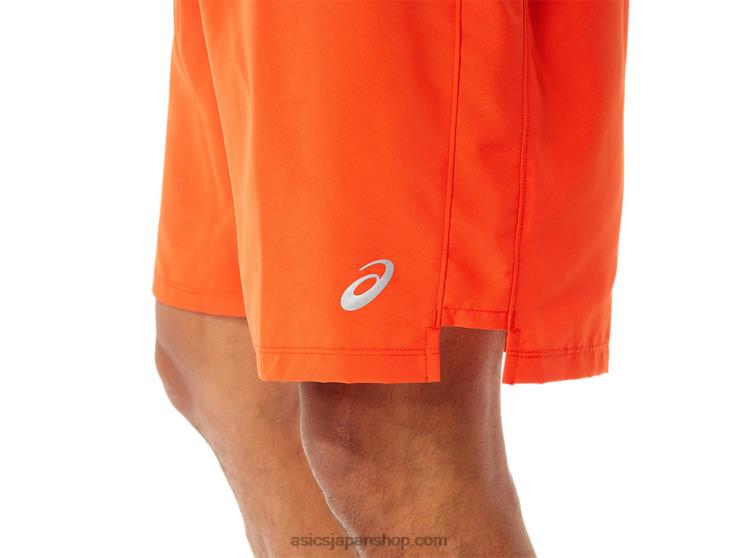 メンズ レディセット 7インチ ショート L20V938Asics ミニトマト