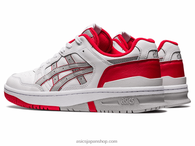 元89 L20V149Asics ホワイト/クラシックレッド