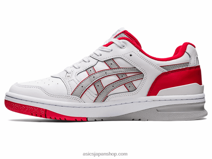 元89 L20V149Asics ホワイト/クラシックレッド