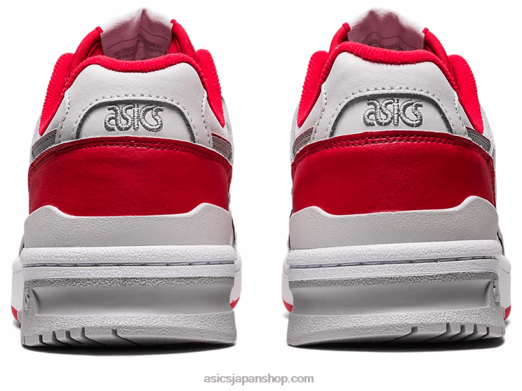 元89 L20V149Asics ホワイト/クラシックレッド