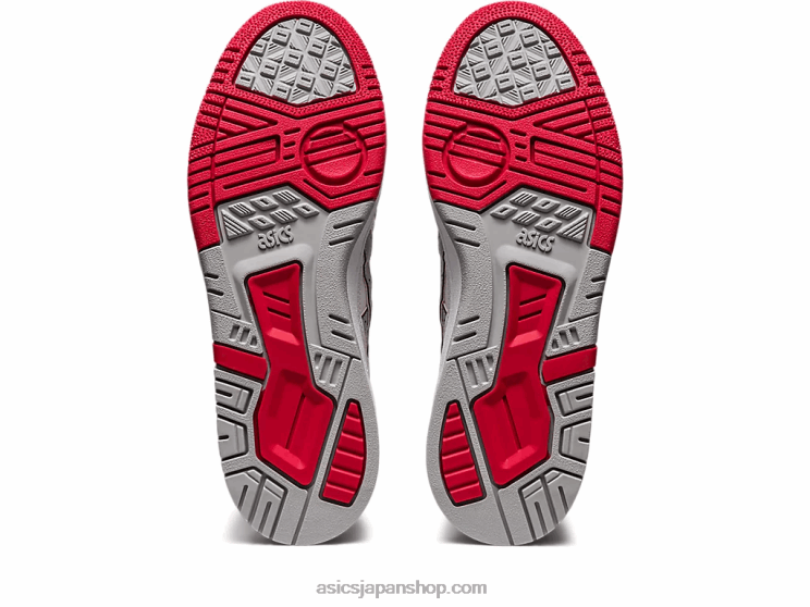 元89 L20V149Asics ホワイト/クラシックレッド