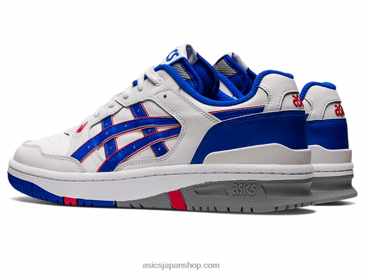 元89 L20V656Asics ホワイト/イリュージョンブルー