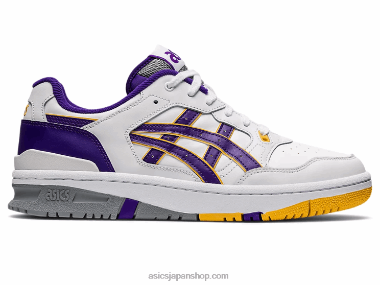 元89 L20V657Asics ホワイト/ジェントリーパープル