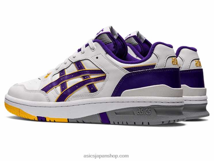 元89 L20V657Asics ホワイト/ジェントリーパープル