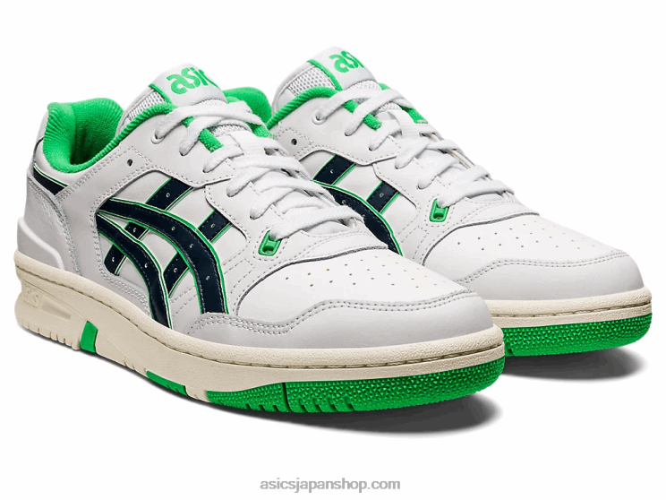 元89 L20V658Asics ホワイト/フレンチブルー