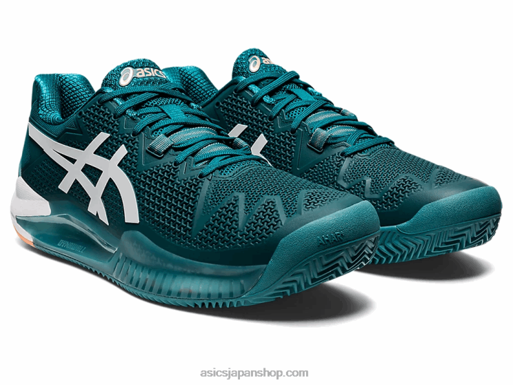 ゲル解像度 8 クレイ L20V1224Asics ベルベットパイン/ホワイト