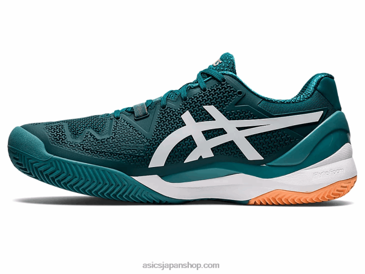 ゲル解像度 8 クレイ L20V1224Asics ベルベットパイン/ホワイト