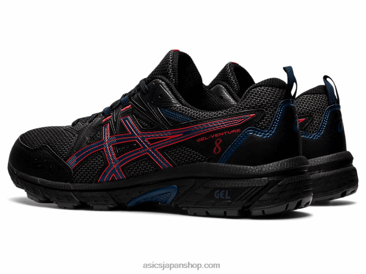 ジェルベンチャー 8 L20V1488Asics ブラック/ファイアーレッド
