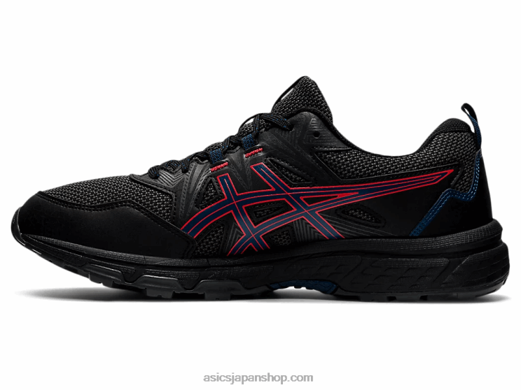 ジェルベンチャー 8 L20V1488Asics ブラック/ファイアーレッド