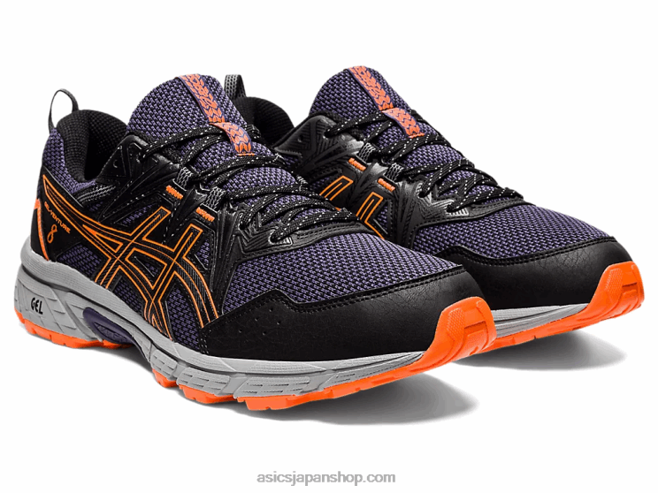 ジェルベンチャー 8 L20V1490Asics ブラック/ショッキングオレンジ