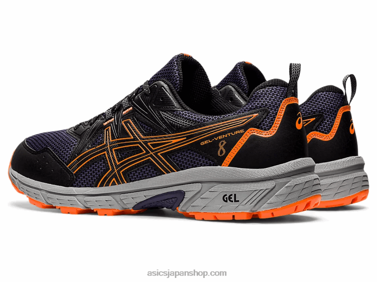 ジェルベンチャー 8 L20V1490Asics ブラック/ショッキングオレンジ