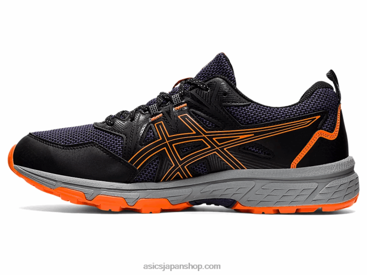 ジェルベンチャー 8 L20V1490Asics ブラック/ショッキングオレンジ