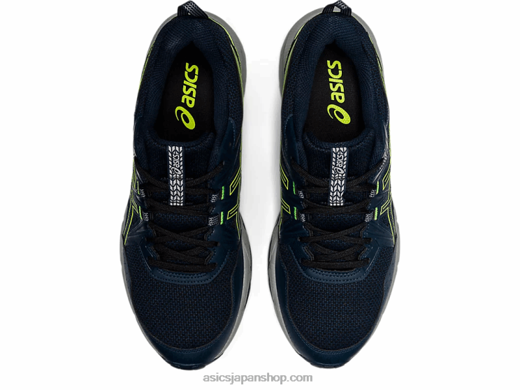 ジェルベンチャー 8 L20V1496Asics フレンチブルー/ハザードグリーン