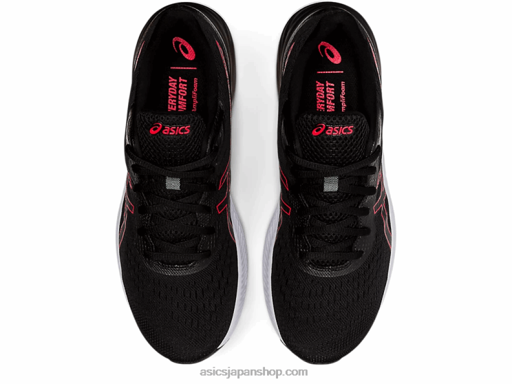 ゲルエキサイト8 L20V1696Asics ブラック/エレクトリックレッド