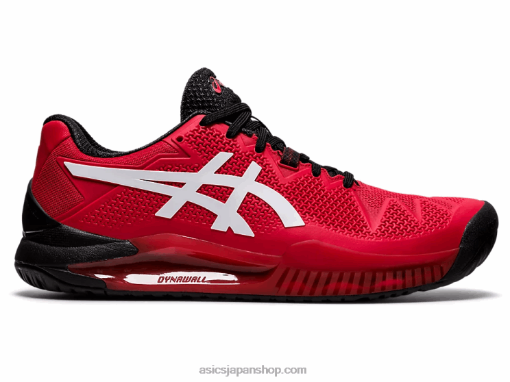 ゲル解像度 8 L20V1747Asics エレクトリックレッド/ホワイト