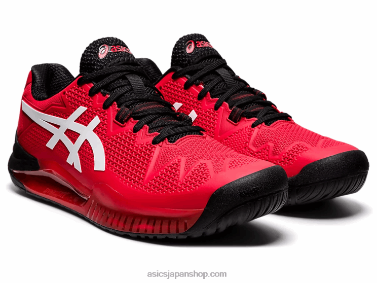 ゲル解像度 8 L20V1747Asics エレクトリックレッド/ホワイト