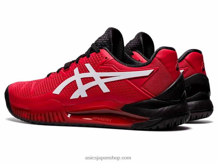 ゲル解像度 8 L20V1747Asics エレクトリックレッド/ホワイト