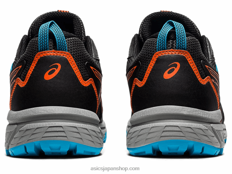 ジェルベンチャー 8 L20V1898Asics ブラック/マリーゴールドオレンジ